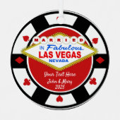 We Eloped in Vegas Ornament メタルオーナメント (正面)