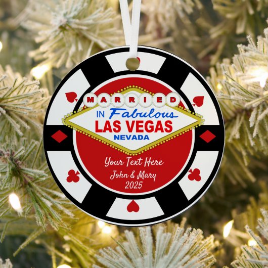 We Eloped in Vegas Ornament メタルオーナメント (インサイチュ)