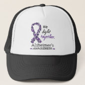 We fight together - Alzheimer awareness キャップ (正面)