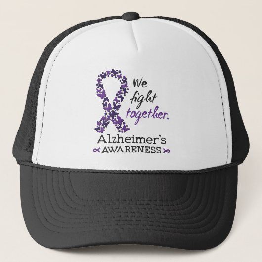 We fight together - Alzheimer awareness キャップ (正面)