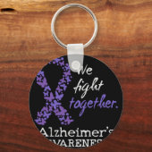 We fight together - Alzheimer awareness キーホルダー (裏面)