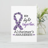 We fight together - Alzheimer awareness 招待状 (スタンド正面)