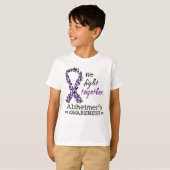We fight together - Alzheimer awareness Tシャツ (正面フル)