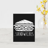 We Finish Each Other's Sandwiches Funny Matching  カード (黄色い花)