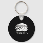 We Finish Each Other's Sandwiches Funny Matching キーホルダー (正面)