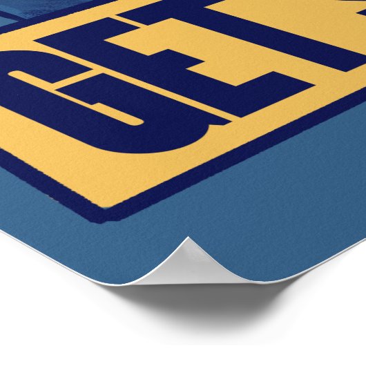 We get stuff done AOC Rosie the riveter ポスター (角)