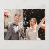 We got married announcement  ポストカード (正面)