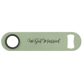 We Got Married Green Wedding Reception  スピード栓抜き