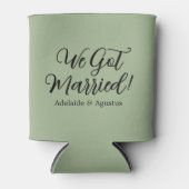 We Got Married Green Wedding Reception  缶クーラー (正面)