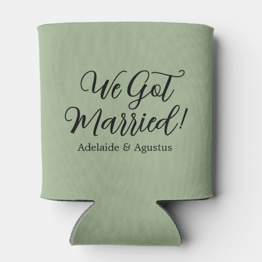 We Got Married Green Wedding Reception  缶クーラー (裏面)