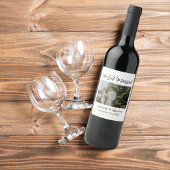 We Got Married Photo Food and Beverage Label Set ワインラベル