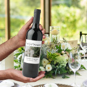 We Got Married Photo Food and Beverage Label Set ワインラベル