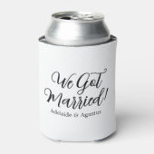 We Got Married White Cooler 缶クーラー (缶正面)