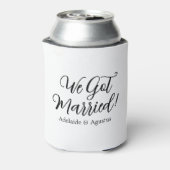 We Got Married White Cooler 缶クーラー (缶裏面)