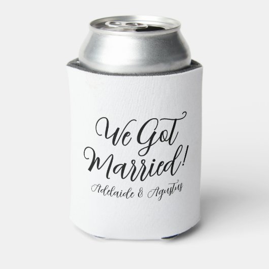 We Got Married White Cooler 缶クーラー (缶裏面)