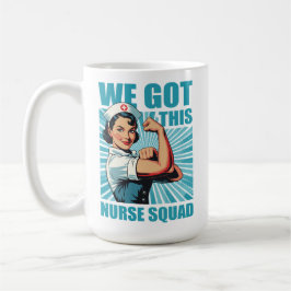 We Got This Nurse Squad Retro Vintage Medical コーヒーマグカップ