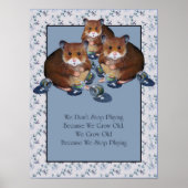 We Grow Old When We Stop Playing: Hamsters, Marble ポスター (正面)