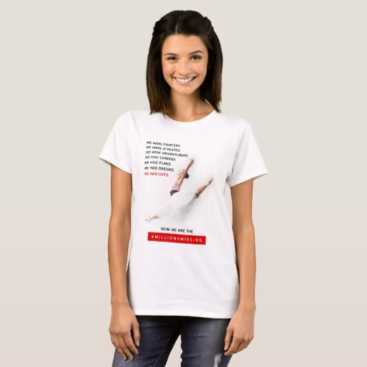 We Had Lives Myalgic Encephalomyelitis Awareness Tシャツ (正面フル)