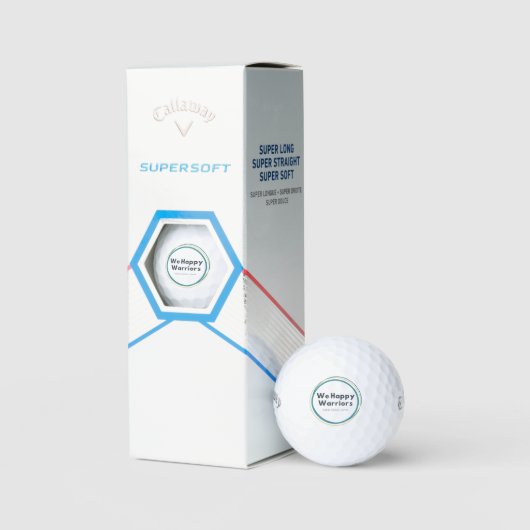 We Happy Warriors Golf Ball ゴルフボール (パッケージング)