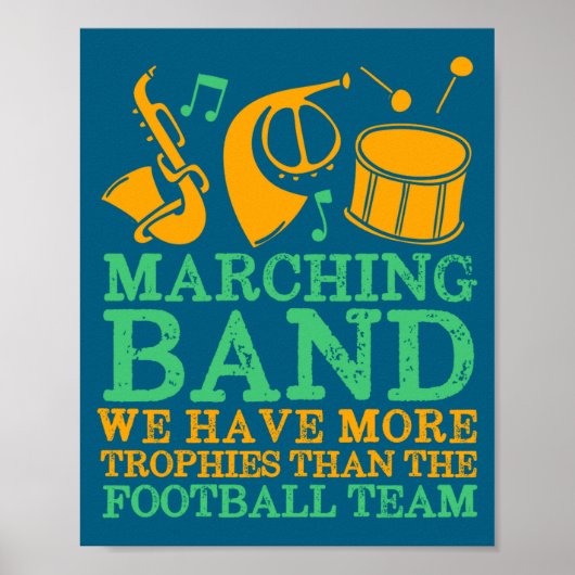 We Have More Trophies Funny Marching Band  ポスター (正面)