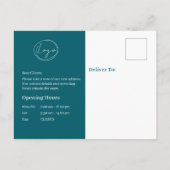 We Have Moved Office Business Address Change ポストカード (裏面)