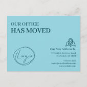 We Have Moved Office Business Address Change ポストカード (正面)