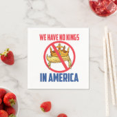 We Have No Kings In America Napkins スタンダードカクテルナプキン (インサイチュ)