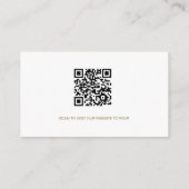 We have reserved seats Custom QR CODE Gold エンクロージャーカード (裏面)
