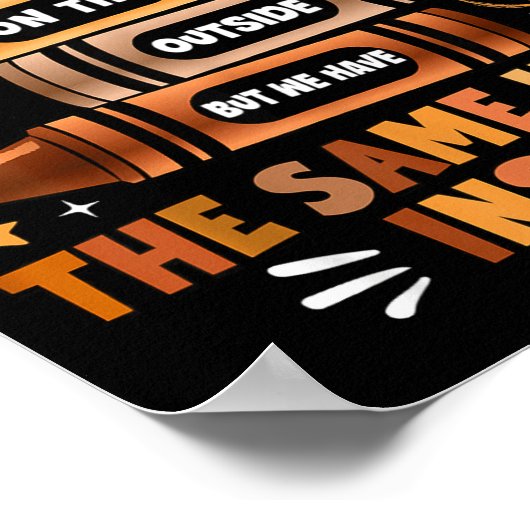 We Have The Same Heart Black History Month African ポスター (角)