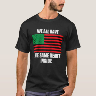We Have The Same Heart Inside History Kids Black G Tシャツ