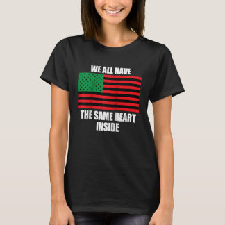We Have The Same Heart Inside History Kids Black G Tシャツ