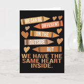 We Have The Same Heart Inside Unity Black History  カード (正面)