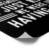 We Having Fun Making Memories Funny Sarcasm Quote  ポスター (角)