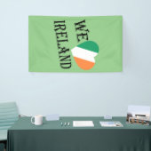 We Heartflagアイルランドbk (v) bnrcnt 横断幕 (トレードショー)