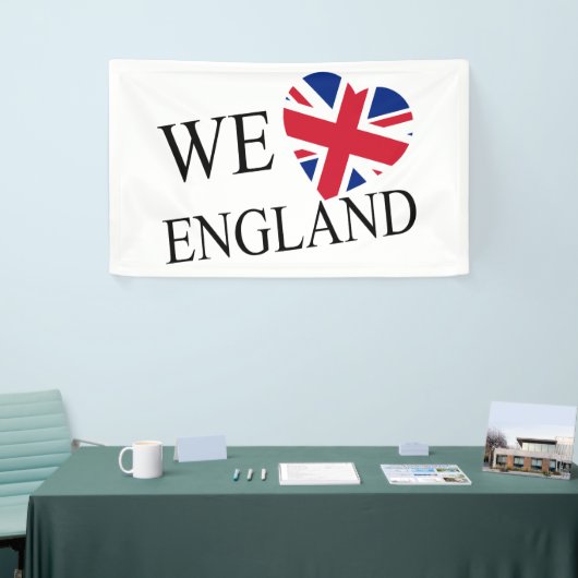 We Heartflag England bk (h) bnrcnt 横断幕 (トレードショー)