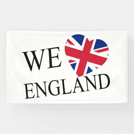 We Heartflag England bk (h) bnrcnt 横断幕 (横)