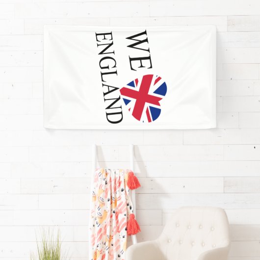 We Heartflag England bk (v) bnrcnt 横断幕 (インサイチュ)