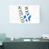 We Heartflag Scotland bk (v) bnrcnt 横断幕 (トレードショー)
