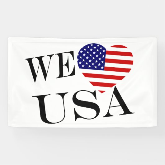 We Heartflag USA bk (h) bnrcnt 横断幕 (横)