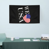We Heartflag USA wt (v) bnrcnt 横断幕 (トレードショー)
