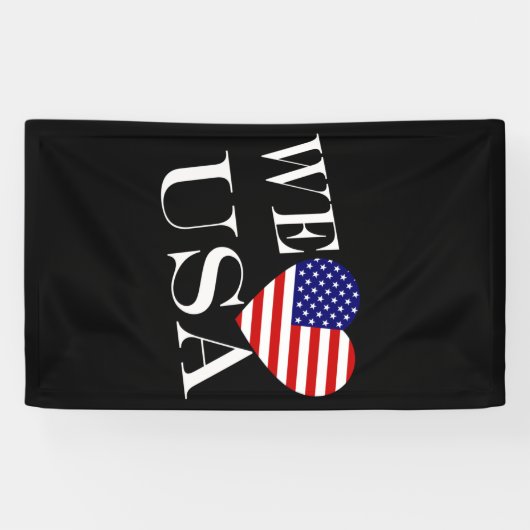 We Heartflag USA wt (v) bnrcnt 横断幕 (横)