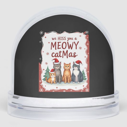 We Hiss You A Meowy Catmas Funny Cat Christmas Ugl (正面)
