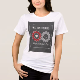 "We Just Click" プレミアム トリブレンドTシャツ トライブレンドTシャツ