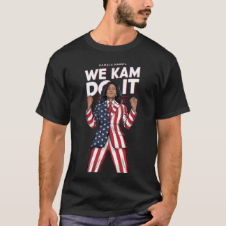 We Kam Do It Kamala Patriotic Illustration gift Tシャツ