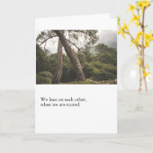 We Lean on Each Other (When We Are Rooted) カード (黄色い花)