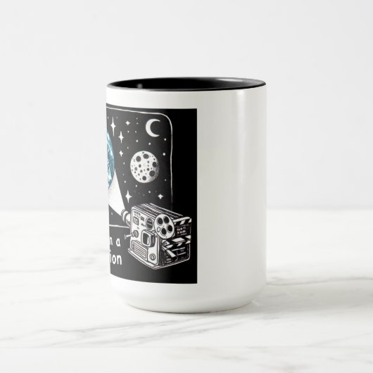 We live in a simulation mug マグカップ (中央)