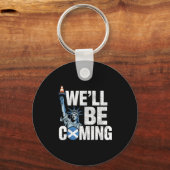 We ll Scotland Coming Lover キーホルダー (正面)