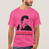 We look like a bunch of wankers Guenther Steiner F Tシャツ (正面)