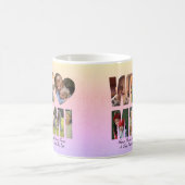 We LoveハートMIMI写真の名前を追加文字 コーヒーマグカップ (中央)