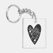 We love because he first loved us キーホルダー (正面左)